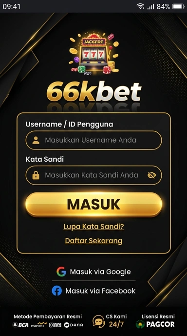 Cara Login Akun 66kbet di Android