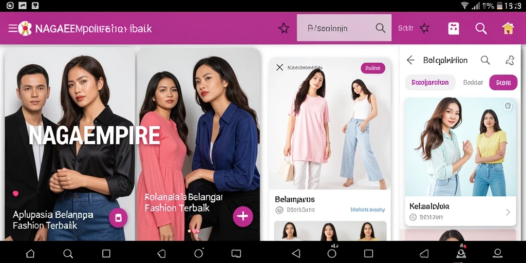 Tampilan antarmuka pengguna NAGAEMPIRE yang menarik dan fungsional.