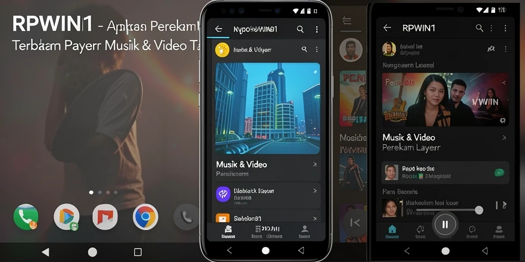 Tampilan antarmuka aplikasi <strong>RPWIN1</strong> untuk perekaman layar yang intuitif.