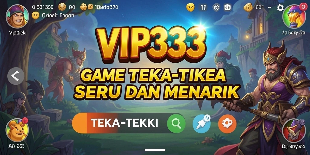 Tampilan antarmuka game Teka-Teki yang menarik dan interaktif.